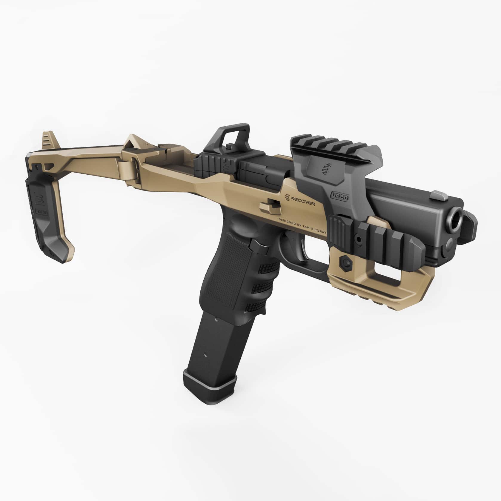 Recover Tactical Brace Upper Rail – Compatible w/ All Recover Stabilizers