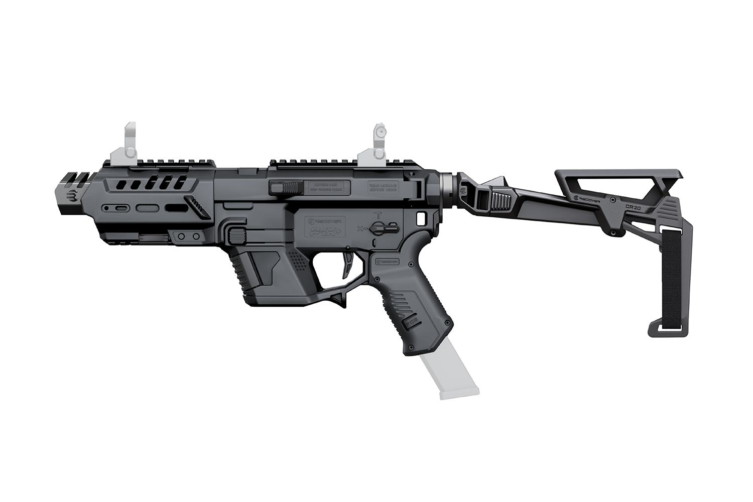 Recover Tactical P-IX+ Modular AR Platform for Glock Pistols