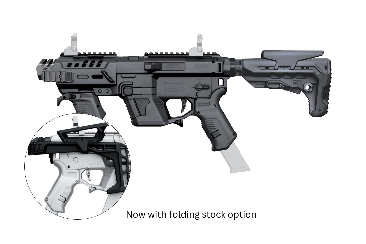 Recover Tactical P-IX+ Modular AR Platform for Glock Pistols
