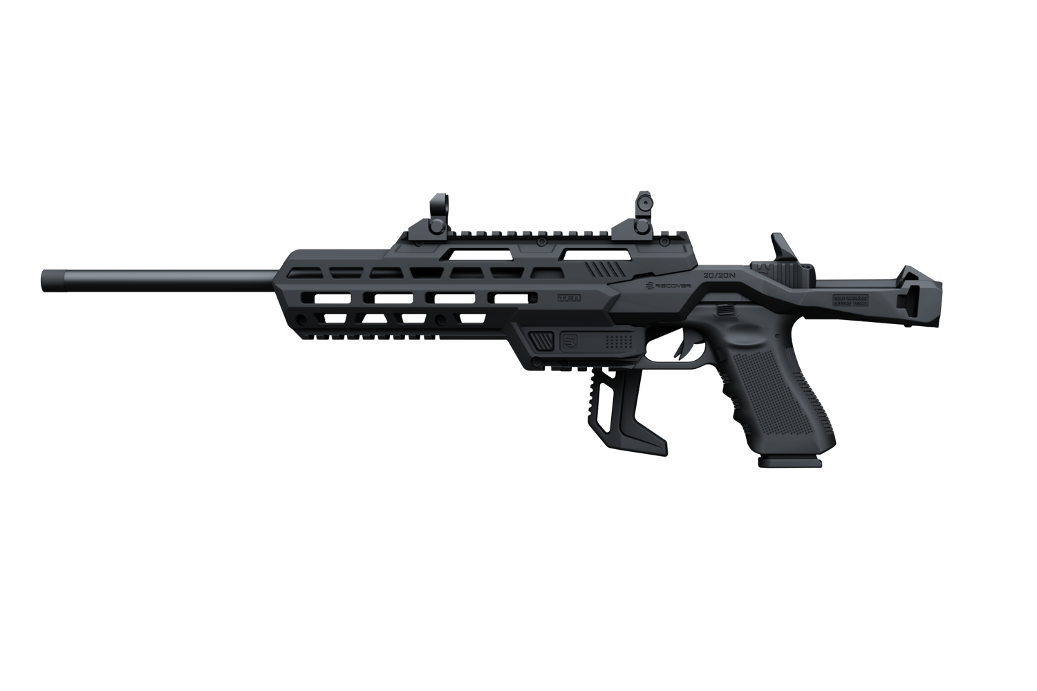 Recover Tactical 20/20TFA Pistol Carbine Stabilizer Kit for Glock (Non NFA)