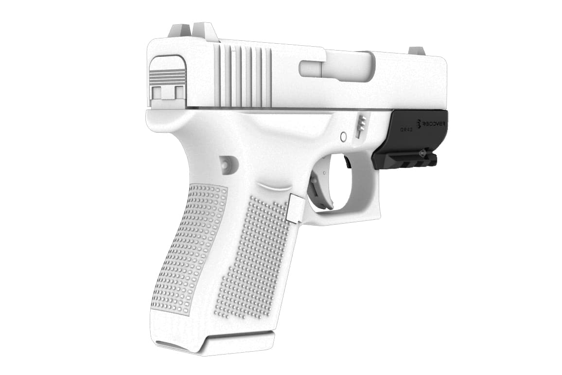 OR43 Sub Compact Rail Adapter For The Glock 43 43X and 48 MOS (that has a factory rail)