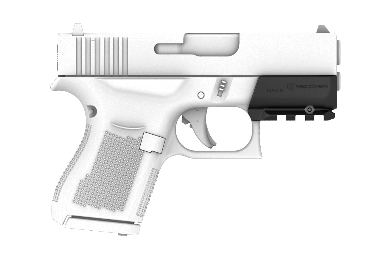 OR43 Sub Compact Rail Adapter For The Glock 43 43X and 48 MOS (that has a factory rail)